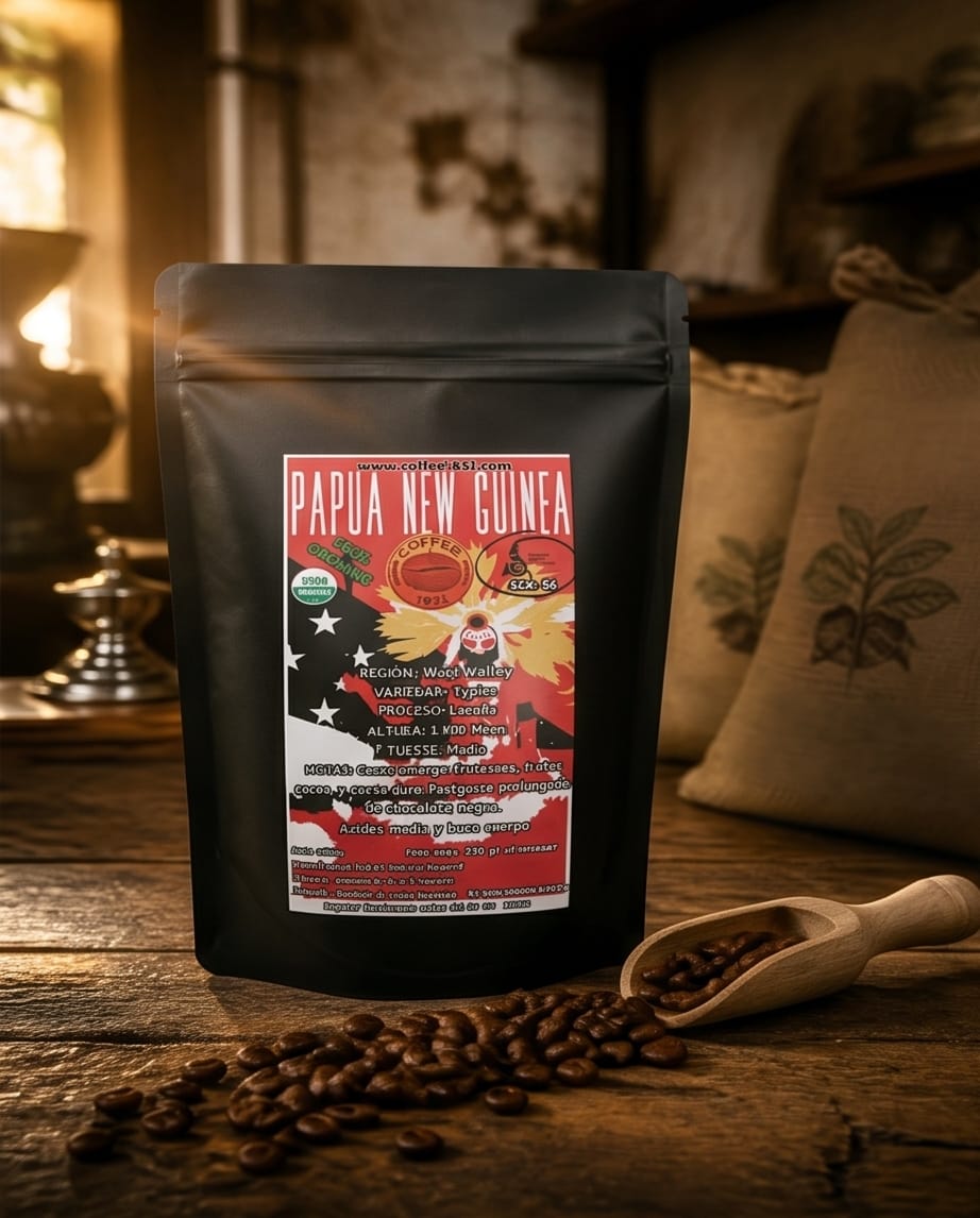 Café Papua Nueva Guinea (Coffee Specialty 86 Sca) - Imagen 3