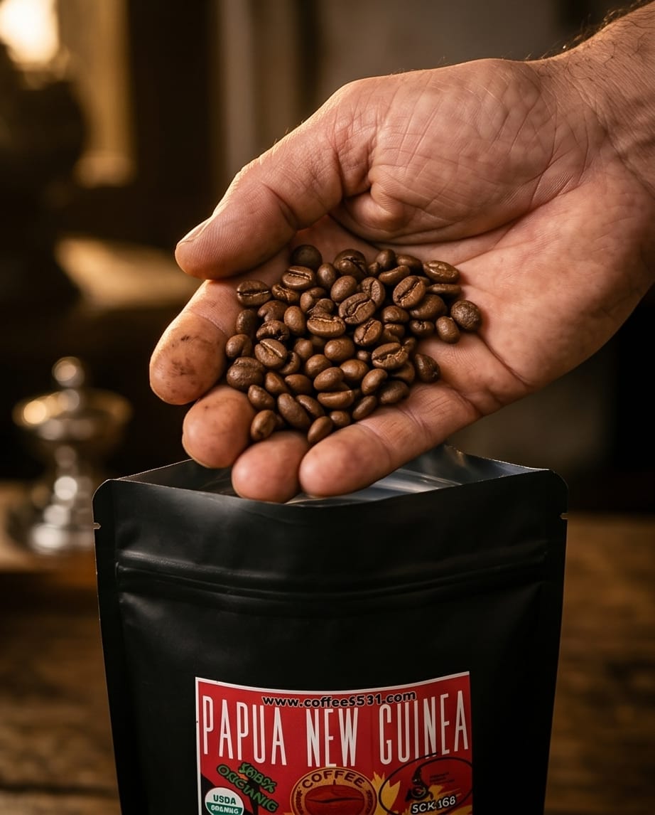 Café Papua Nueva Guinea (Coffee Specialty 86 Sca) - Imagen 2