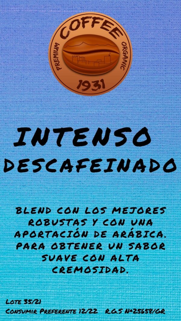 Descafeinado Intenso
