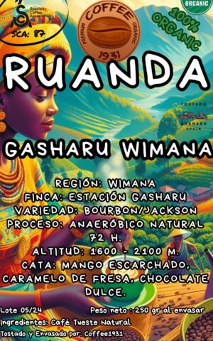 Café Rwanda Gasharu Wimana (Sca 87)