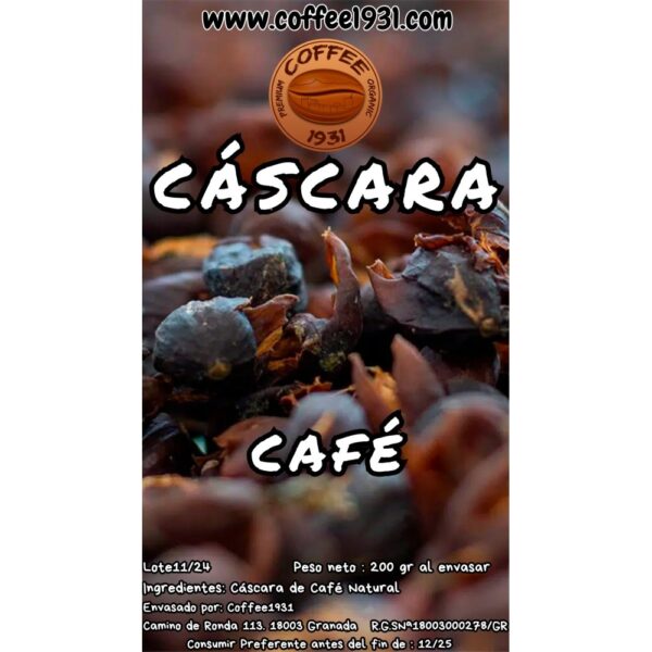 CÁSCARA DE CAFÉ 200 Gramos