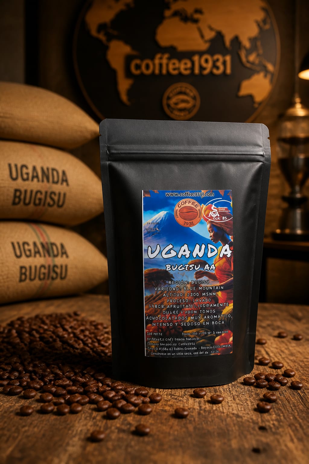 UGANDA BUGISÚ (SCA 85 Puntos)