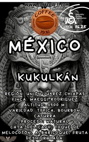 Café México Kukulkán (Coffee Specialty 86.25 SCA)