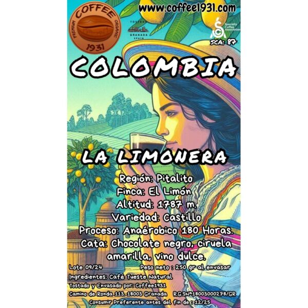 Café Colombia La Limonera (Sca 87 Puntos)