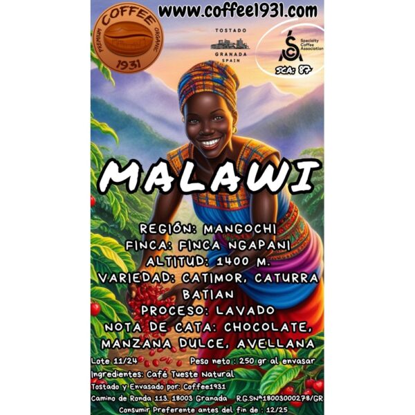 Café Malawi (Sca 87 puntos)