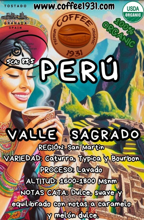 Café Perú Valle Sagrado (83,5 Sca)