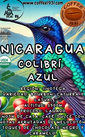 Café Nicaragua Colibrí Azul (86 puntos Sca)