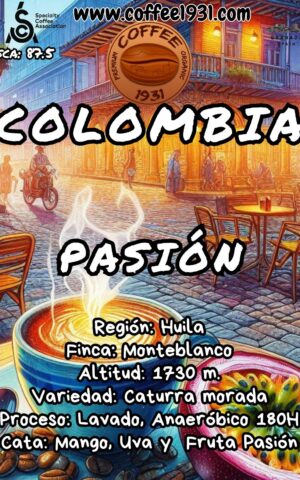Café Colombia Pasión (87.5 Sca)