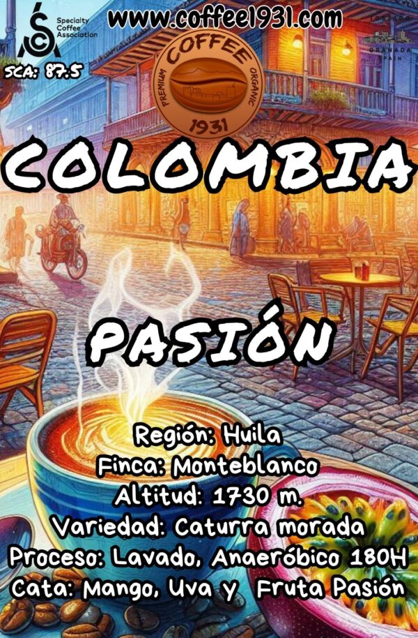 Café Colombia Pasión (87.5 Sca)