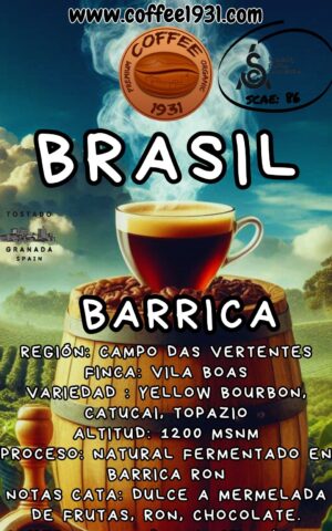Café Brasil Barrica (86 Sca)
