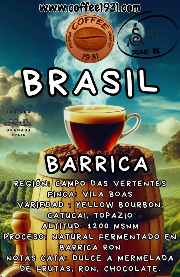 Café Brasil Barrica (86 Sca)