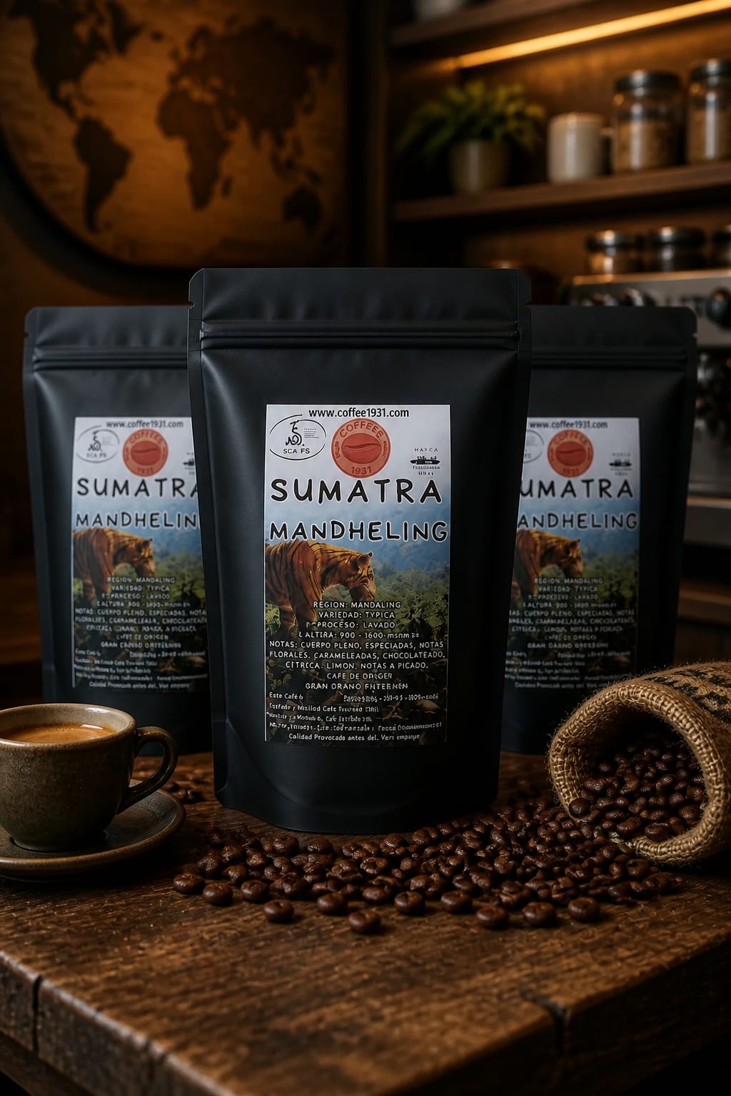 Café Sumatra Mandheling (85 Sca) - Imagen 2