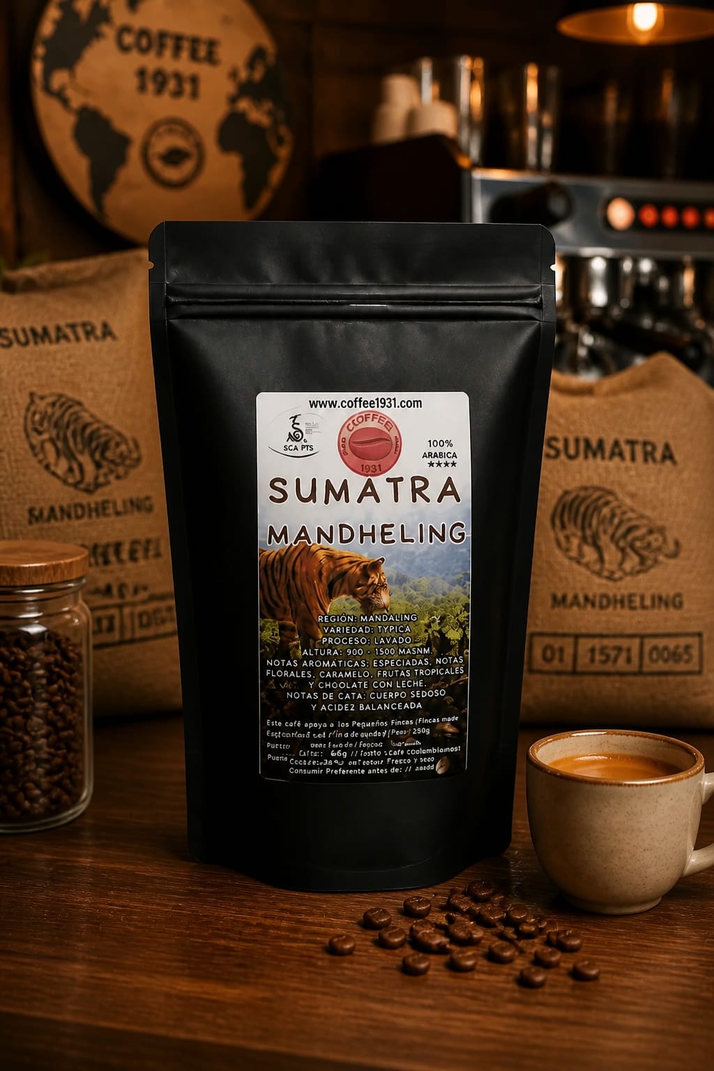 Café Sumatra Mandheling (85 Sca)
