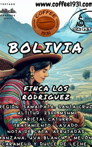 Café Bolivia Finca Los Rodriguez  (Coffee Specialty 83,5 Sca)