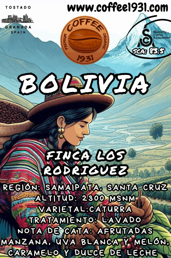 Café Bolivia Finca Los Rodriguez  (Coffee Specialty 83,5 Sca)