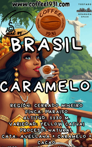 Brasil Caramelo  (Coffee Specialty 85 Sca)