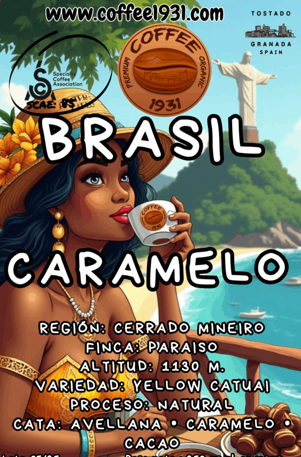Brasil Caramelo  (Coffee Specialty 85 Sca)