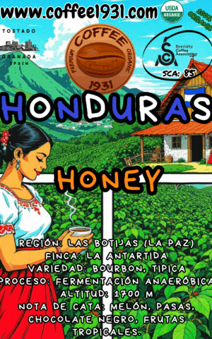 Café Honduras Honey  (Coffee Specialty 85 Sca)