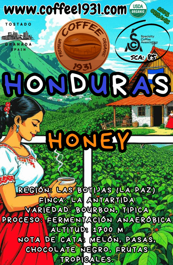 Café Honduras Honey  (Coffee Specialty 85 Sca)