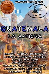 Guatemala La Antigua  (Coffee Specialty 85 Sca)
