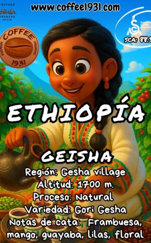 Ethiopía Geisha (88.5 Sca)