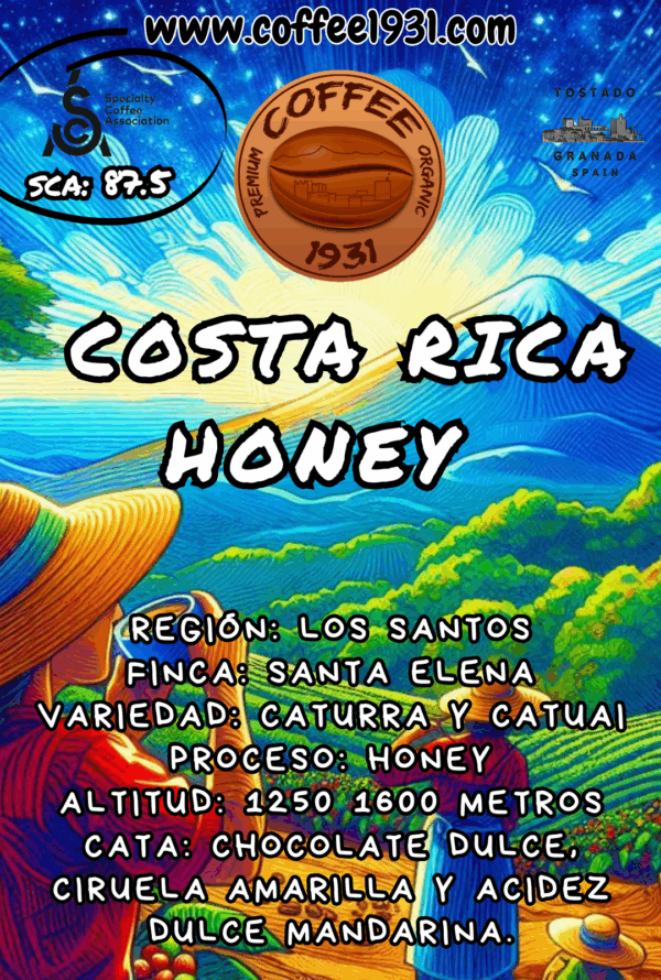 Costa Rica Honey (Coffee Specialty 87.5 Sca)