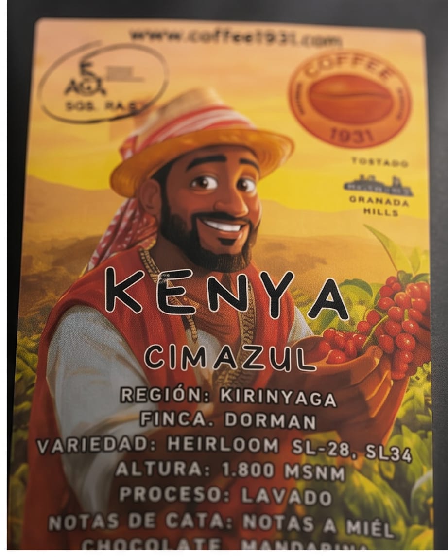 Kenya Cimazul (Coffee Specialty 86 Sca) - Imagen 2