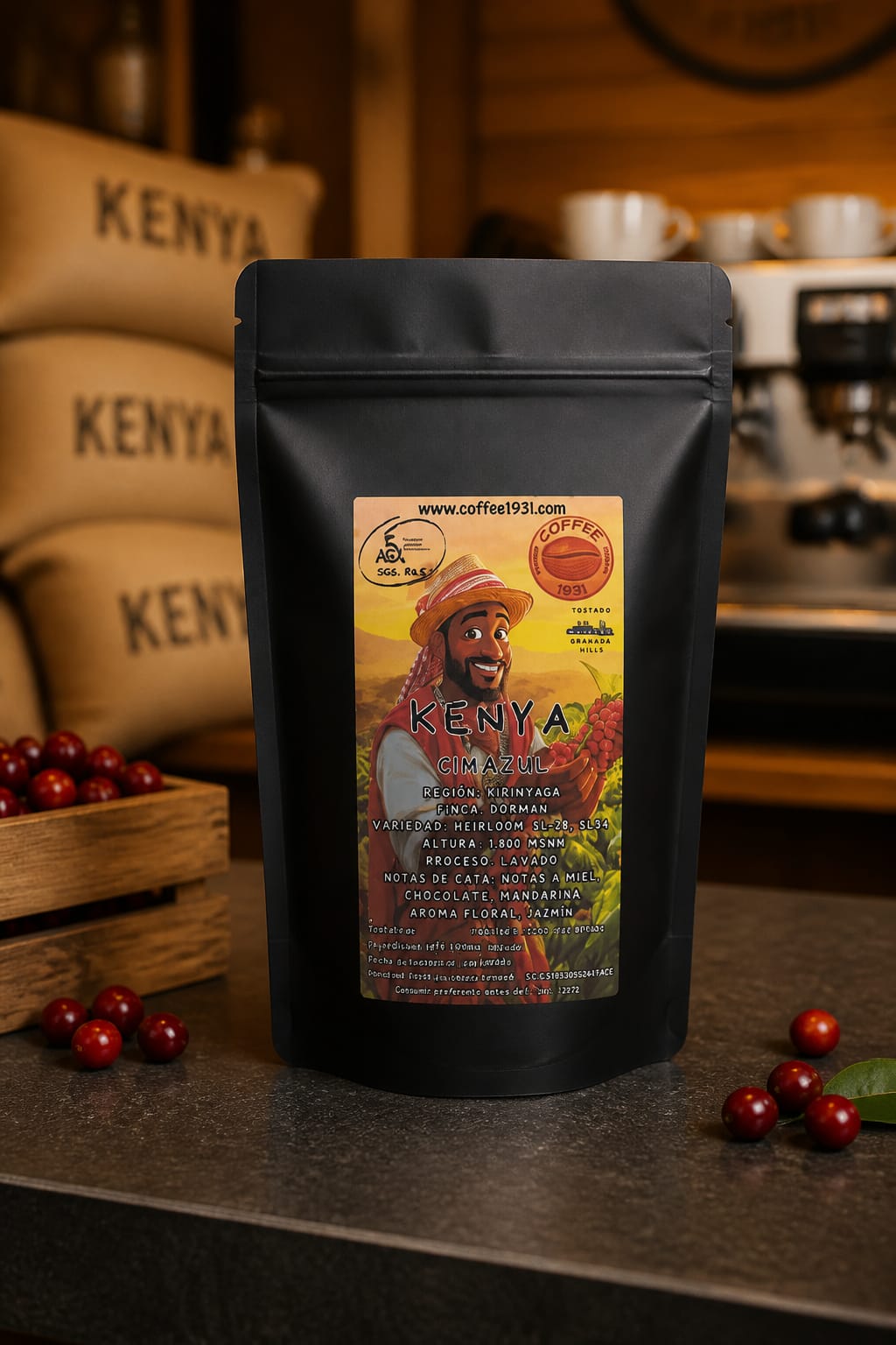 Kenya Cimazul (Coffee Specialty 86 Sca)