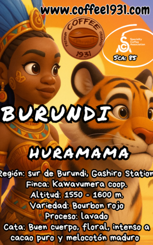 BURUNDI HURAMAMA (Coffee Specialty 85 Sca)