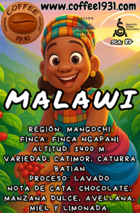 Malawi Mangochi(Coffee Specialty 87 Sca)