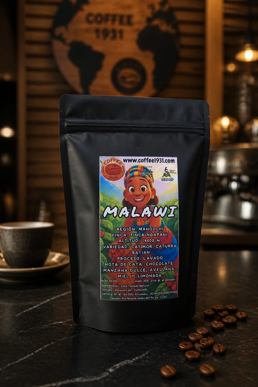 Malawi Mangochi(Coffee Specialty 87 Sca) - Imagen 2