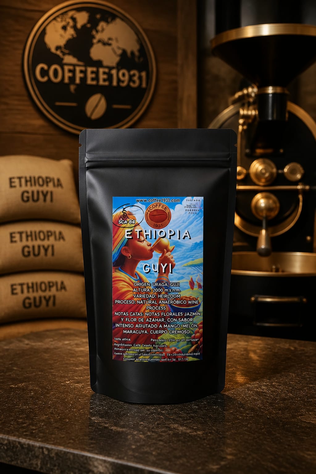 Café Ethiopía Uraga Guyi (88 Sca)