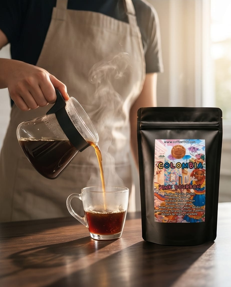 Colombia Pink Bourbon (Coffee Specialty 85 Sca) - Imagen 5