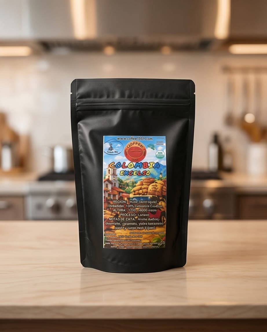 Café Colombia Excelso (Coffee Specialty 84 SCA) - Imagen 4