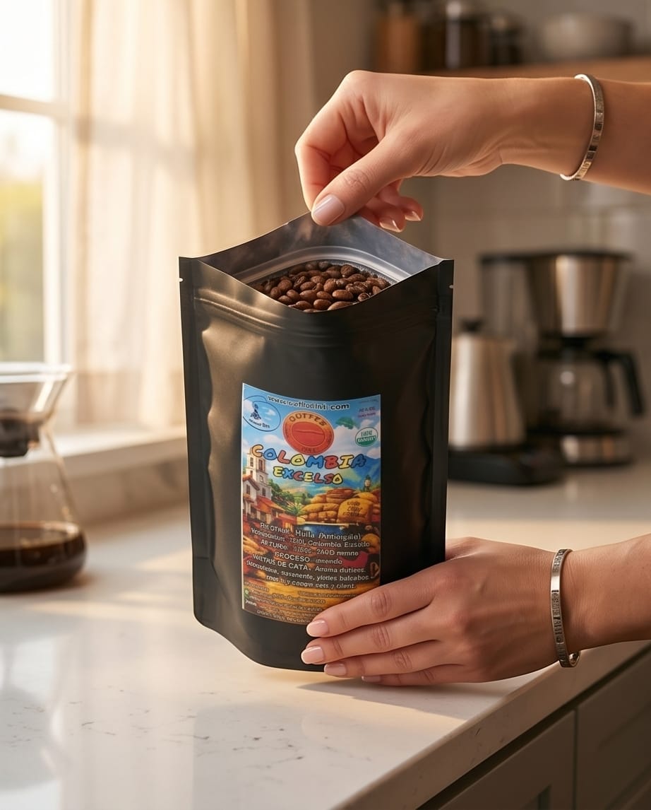 Café Colombia Excelso (Coffee Specialty 84 SCA) - Imagen 3