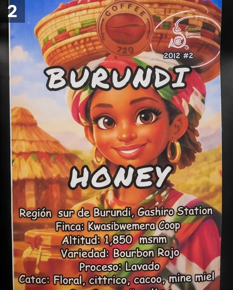 Café Burundi Honey (85 Sca) - Imagen 2