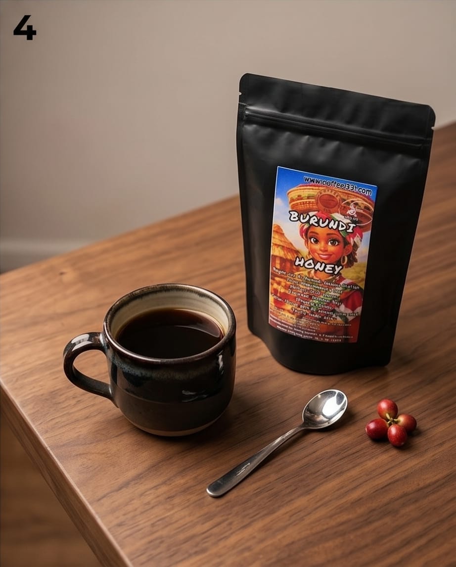 Café Burundi Honey (85 Sca) - Imagen 4