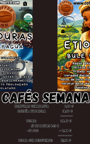 Cafés Semana (Honduras y Ethiopía)