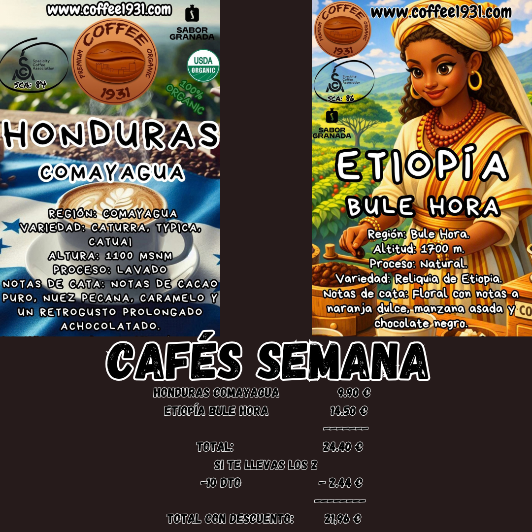 Cafés Semana (Honduras y Ethiopía)